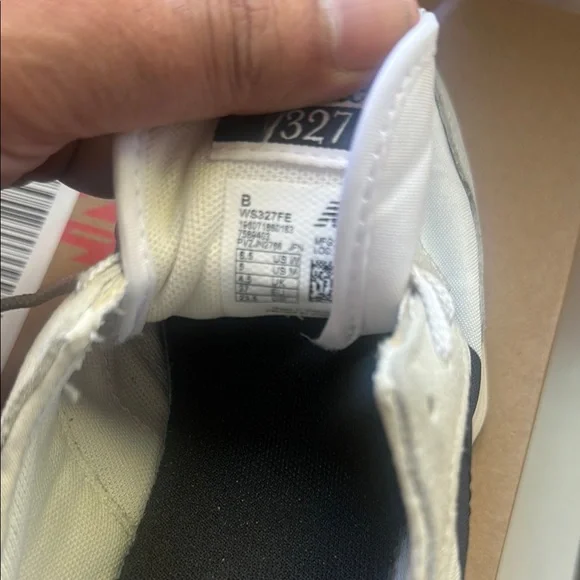 New Balance Gray and White Sneakers - Picture 3 of 3